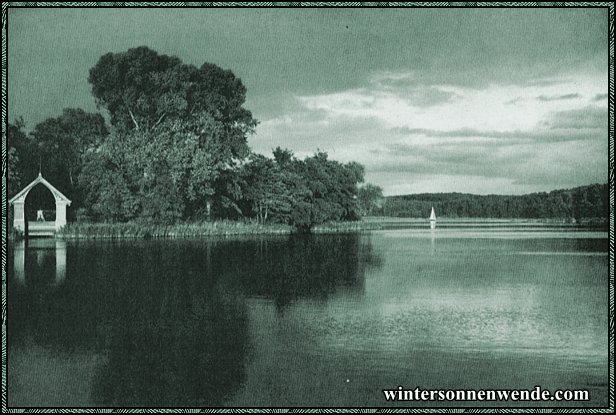 Die Pfaueninsel in der Havel bei Berlin-Wannsee.