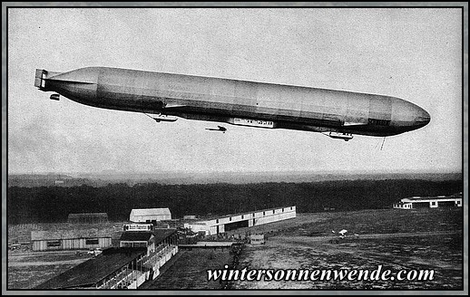 Zeppelin-Luftschiff 'Schwaben'.