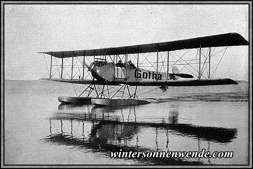 Gotha-Wasserflugzeug.