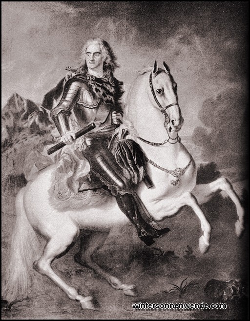 August II. (der Starke) von Sachsen.
