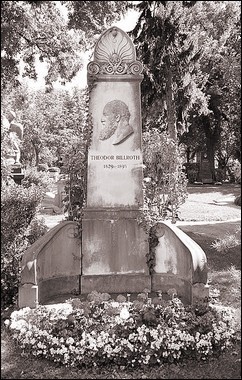 Grab von Theodor Billroth auf dem Zentralfriedhof Wien.