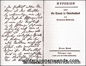 Hölderlins 'Hyperion'.
