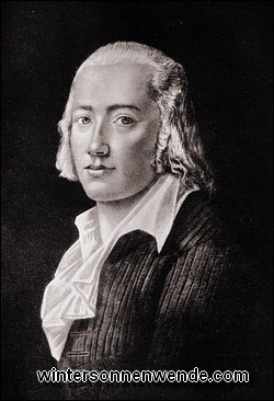 Friedrich Hölderlin, Jugendbildnis.