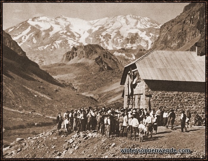 Die erste Schutzhütte des Deutschen Alpenvereins in Chile.