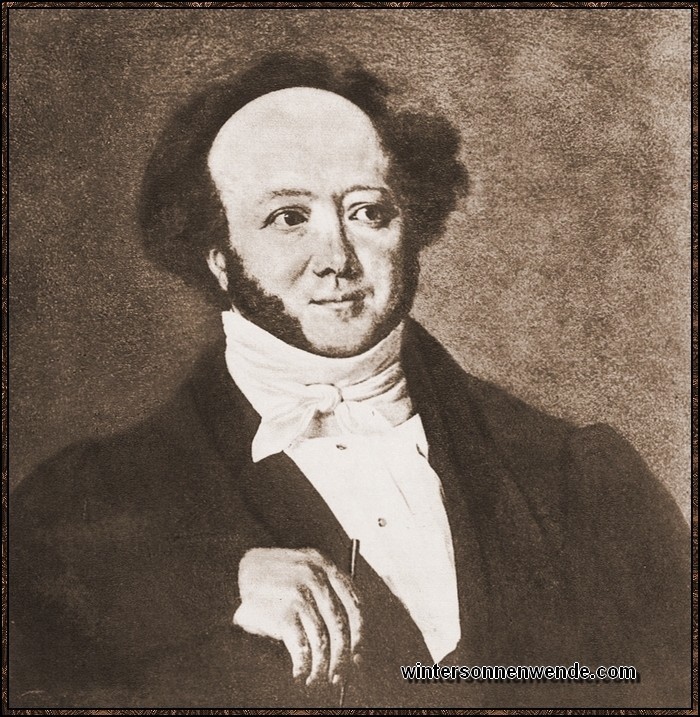 Albert Bitzius, Jeremias Gotthelf, *1797 in Murten, Schweiz, †1854 in
Lützelflüh, Schweiz. Der Epiker des deutschen Bauerntums.