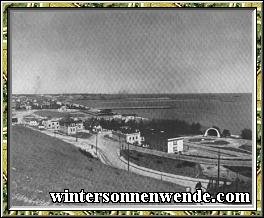 Blick auf den Hafen von Gdingen 1929
