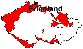 Lage von Friedland