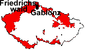 Lage von Friedrichswald und Gablonz