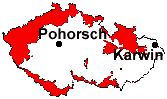Lage von Pohorsch und Karwin