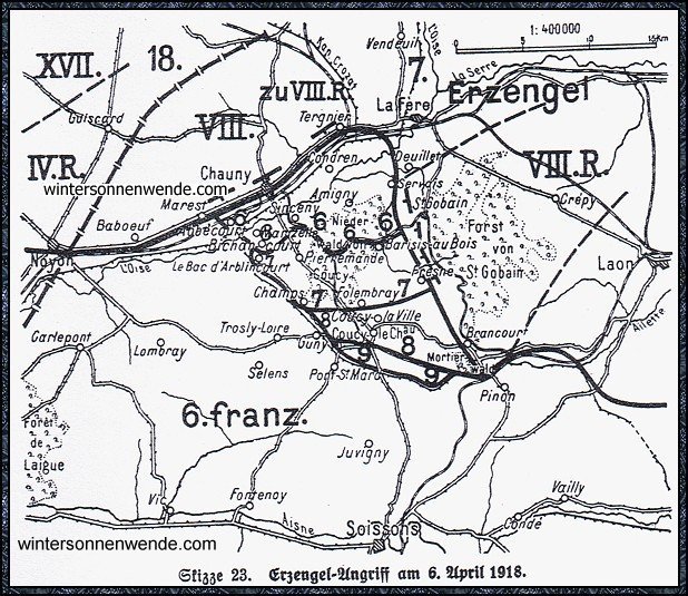 Erzengel-Angriff am 6. April 1918