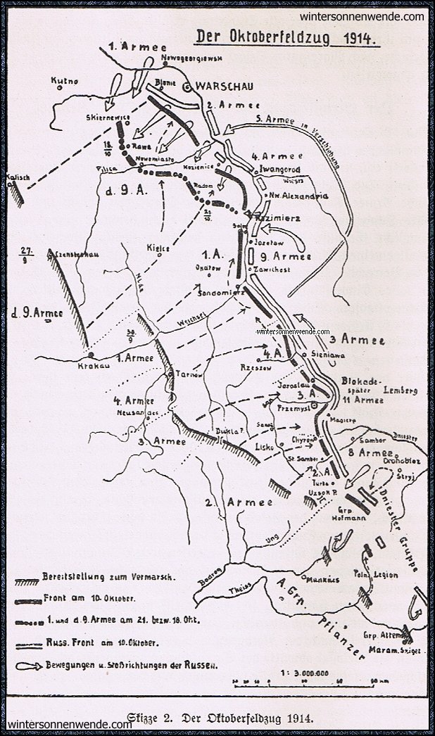 Der Oktoberfeldzug 1914.