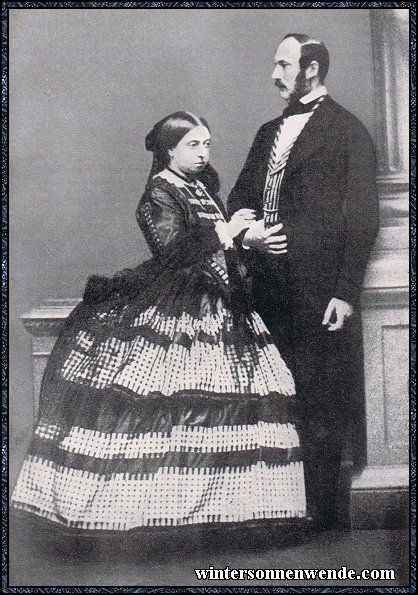 Königin Victoria mit Prinzgemahl Albert.