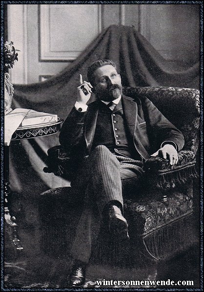 Kriegstreiber General Boulanger, Kriegsminister 1885-1886.