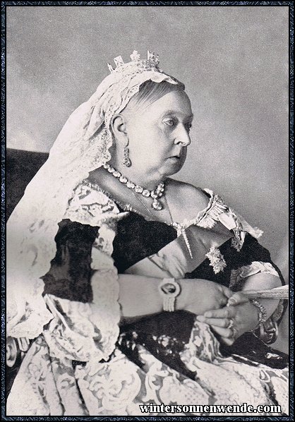 Victoria, Königin von England, Kaiserin von Indien.