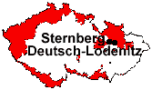 location of Deutsch-Lodenitz and Sternberg