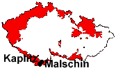 location of Malschin and Kaplitz