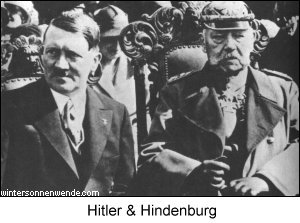 Hitler & Hindenburg