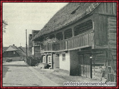 Böhmisches Bauernhaus.