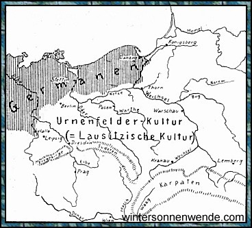 Ostdeutschland und Nachbargebiete in der jüngsten Bronzezeit.
