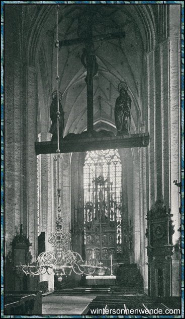 Der Hochaltar der Marienkirche