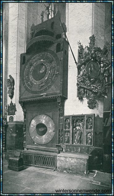 Astronomische Uhr in der Marienkirche