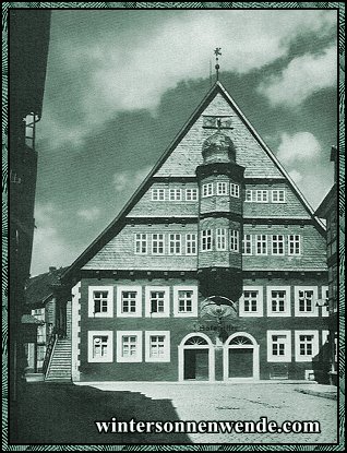 Osterode, Harz. Das Rathaus.