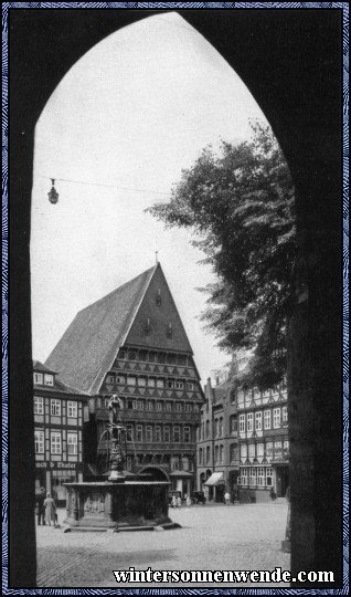 Das Knochenhaueramtshaus in Hildesheim.