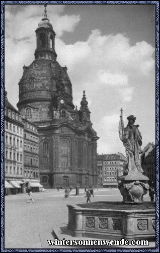 Die Frauenkirche zu Dresden.
