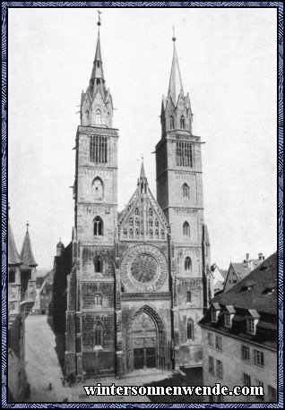 Die St. Lorenzkirche in Nürnberg.