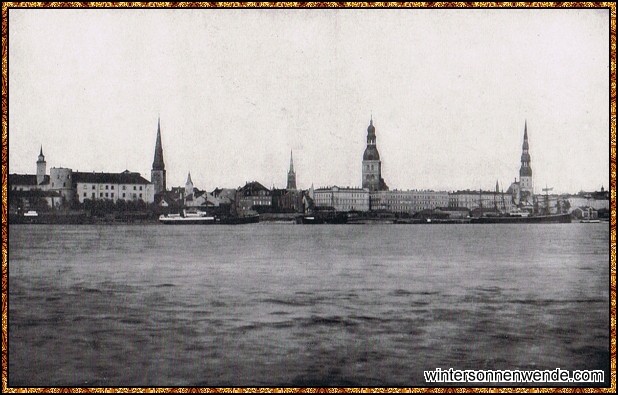 Riga, von der Düna aus gesehen