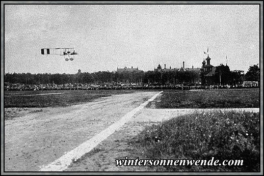Vom Rundflug durch Sachsen im Mai 1911.