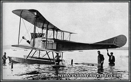 Rumpler-Wasserflugzeug.