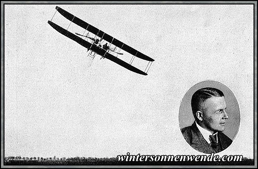 Deutsches 
Wright-Flugzeug.