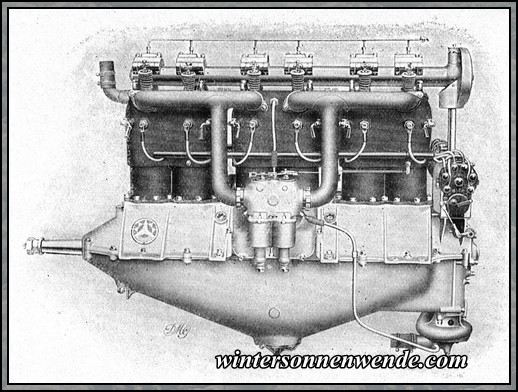 Mercedes-Flugmotor.