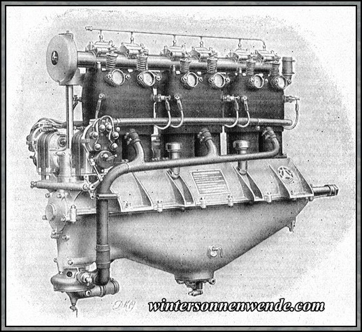 Mercedes-Flugmotor.