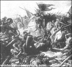 Otto I. in der Schlacht auf dem Lechfelde