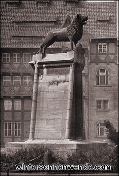 Der Löwe zu Braunschweig.