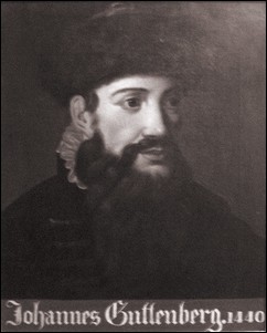 Johannes Gutenberg.