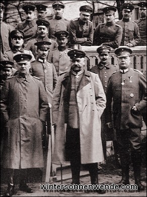 Hindenburg als Oberbefehlshaber der Ostfront, 1915.