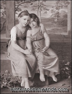 Die Töchter Wilhelm von Humboldts.
