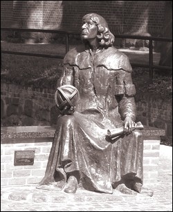 Kopernikus-Denkmal in Allenstein.