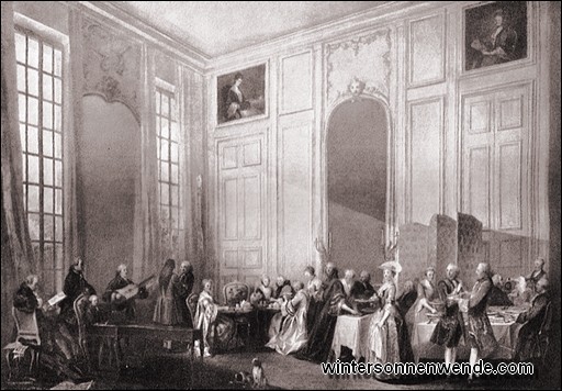 Gemälde von M. B. Ollivier, 1766. Paris, Louvre.