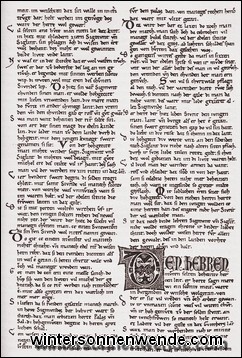 Eine Seite aus der Nibelungen-Handschrift B.
