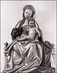 Michael Pacher, Madonna, um 1495, in der Franziskanerkirche in Salzburg.