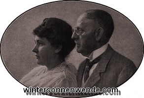 Dr. Carl Peters mit seiner Frau Thea.