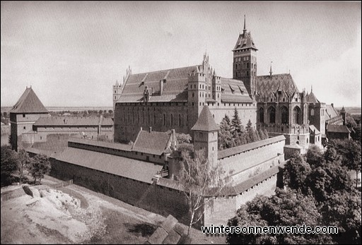 Die Marienburg des Deutschen Ritterordens.