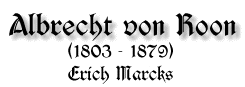 Albrecht von Roon, 1803-1879, von Erich Marcks