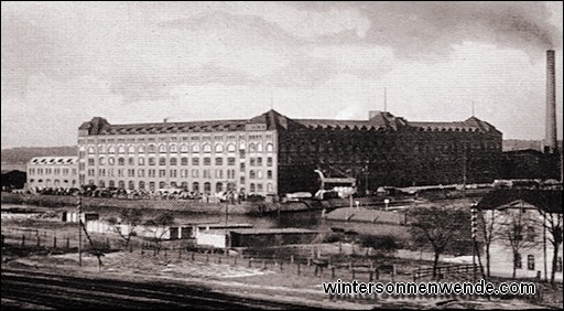 Der erste Fabrikbau von Siemens & Halske in Berlin-Siemensstadt.