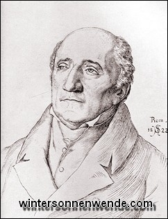 Bleistiftzeichnung von Julius Schnorr von Carolsfeld, 1822.