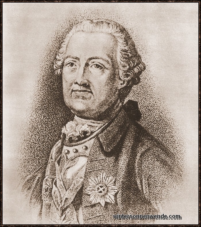 Burkhard Christoph Graf von Münnich, *1683 in Neuhunterf, Oldenburg,
†1767 in St. Petersburg. Staatsmann und Feldmarschall in Rußland.